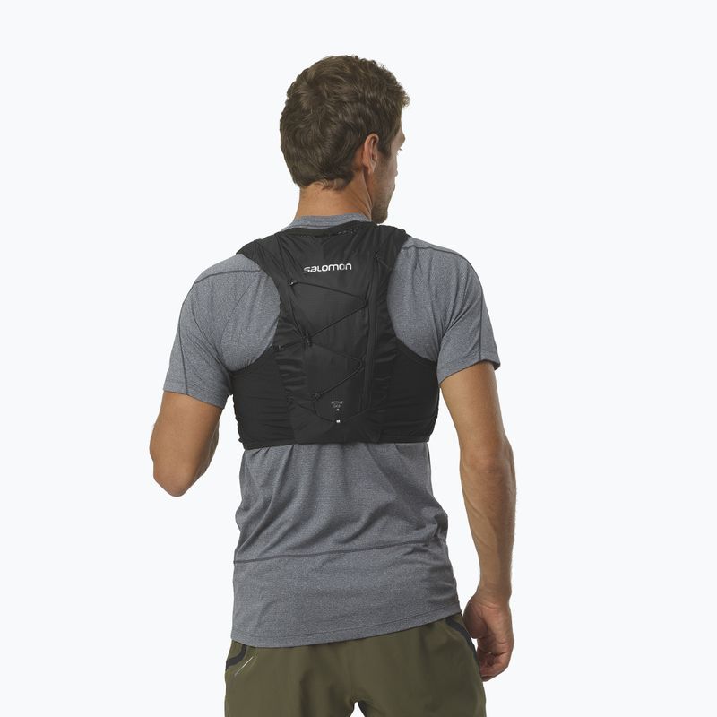 Salomon Active Skin 4 комплект раница за бягане черна 5