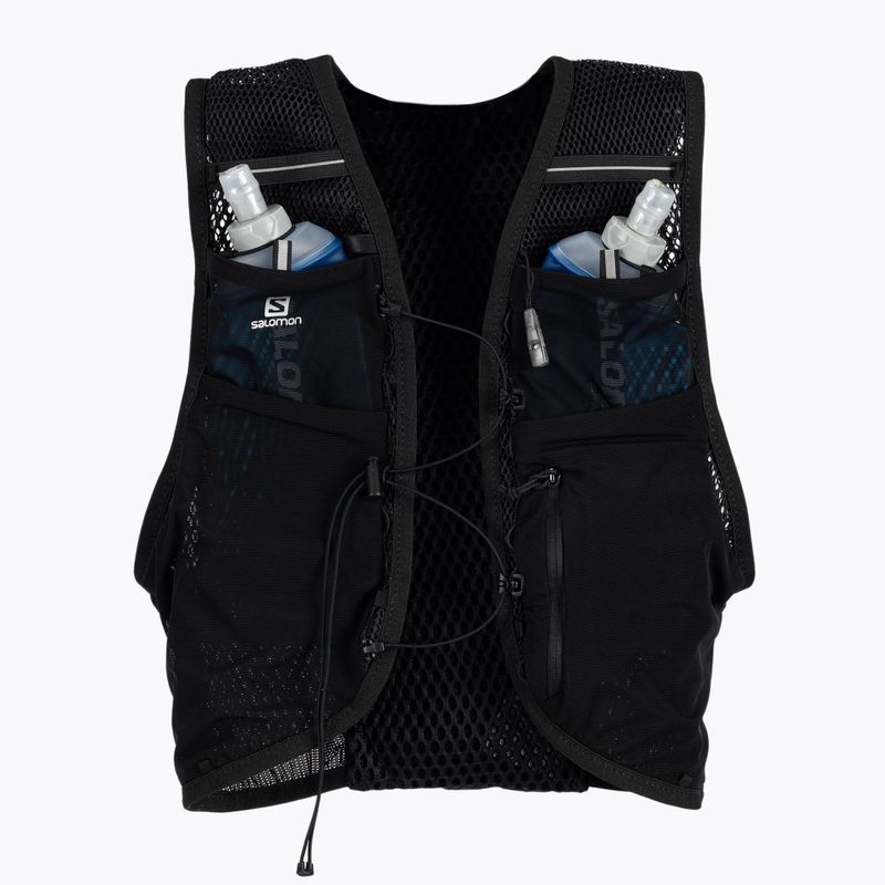 Salomon Active Skin 8 комплект жилетка за бягане черна LC1757900