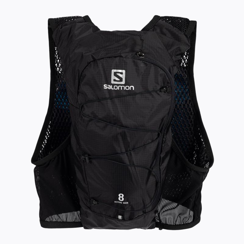 Salomon Active Skin 8 комплект жилетка за бягане черна LC1757900 2