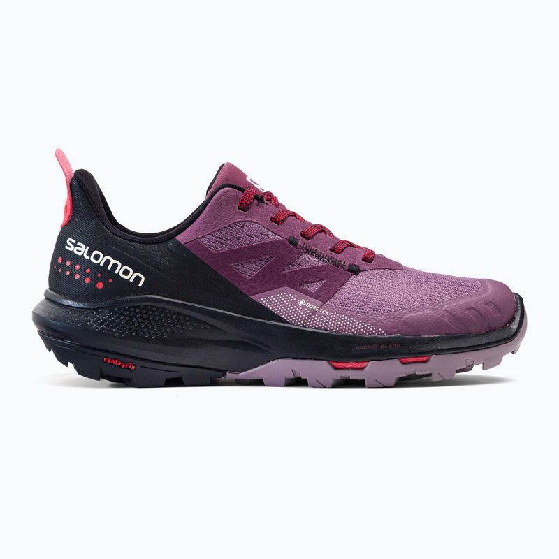 Salomon Outpulse GTX дамски ботуши за трекинг черни/розови L41689700 2