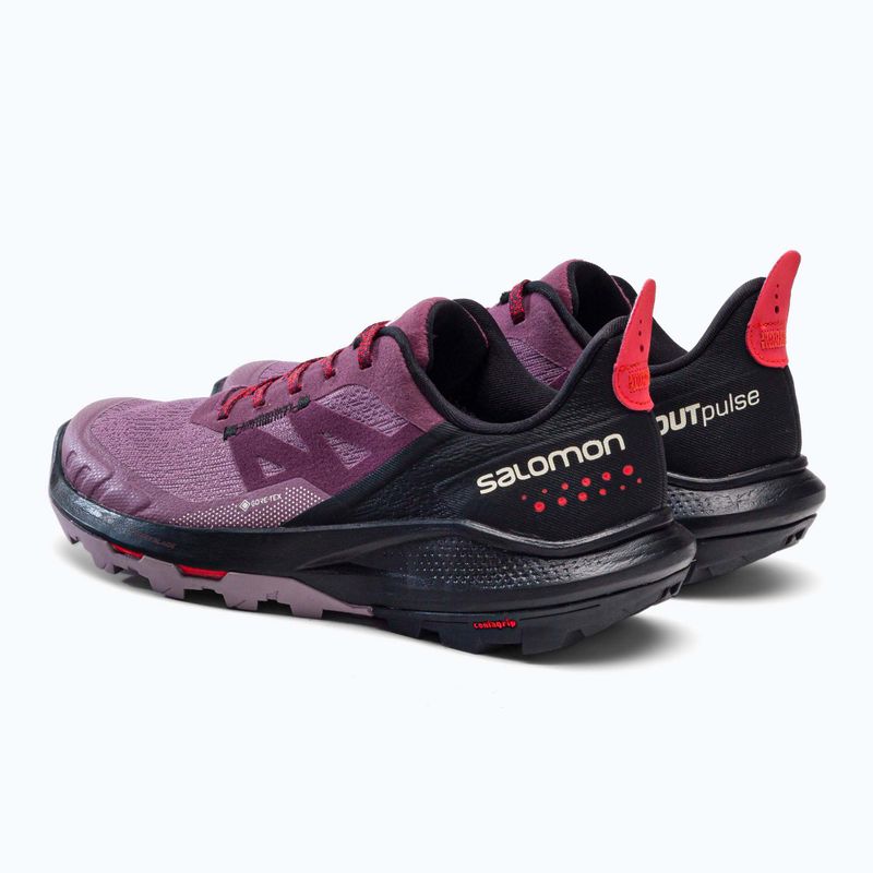 Salomon Outpulse GTX дамски ботуши за трекинг черни/розови L41689700 3