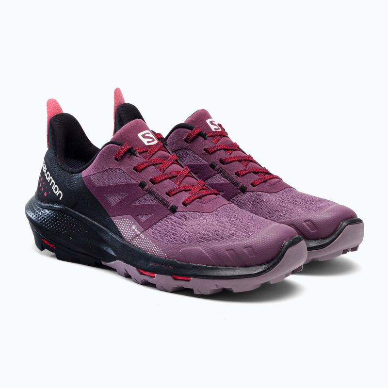 Salomon Outpulse GTX дамски ботуши за трекинг черни/розови L41689700 5