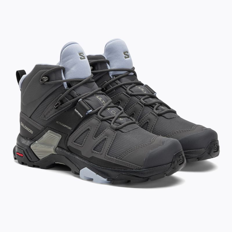 Дамски ботуши за трекинг Salomon X Ultra 4 Mid GTX magnet/black/zen 4