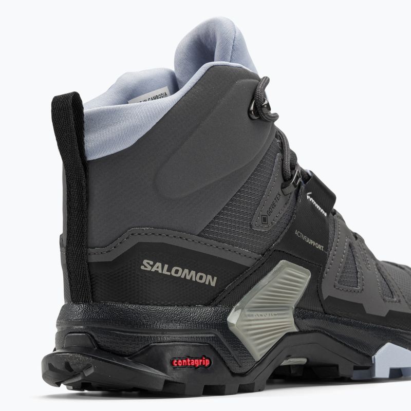 Дамски ботуши за трекинг Salomon X Ultra 4 Mid GTX magnet/black/zen 9