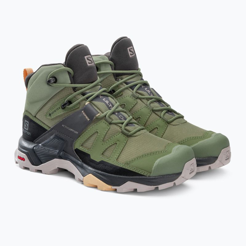 Дамски обувки за преходи Salomon X Ultra 4 MID GTX зелен L41625100 4