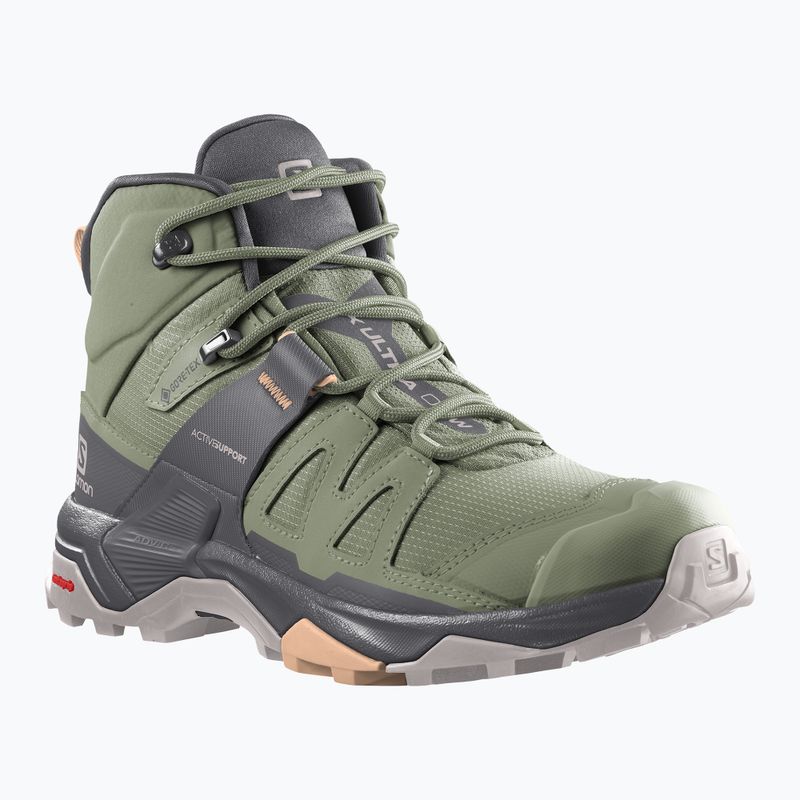 Дамски обувки за преходи Salomon X Ultra 4 MID GTX зелен L41625100 11
