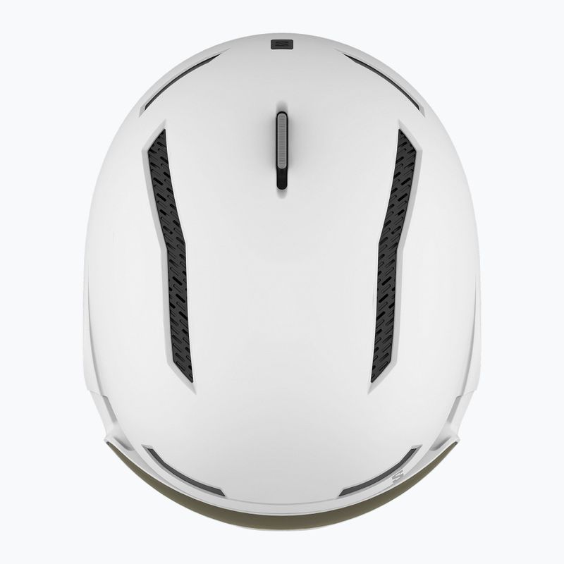 Ски каска Salomon Driver Pro Sigma бяла/черна бронзова 15