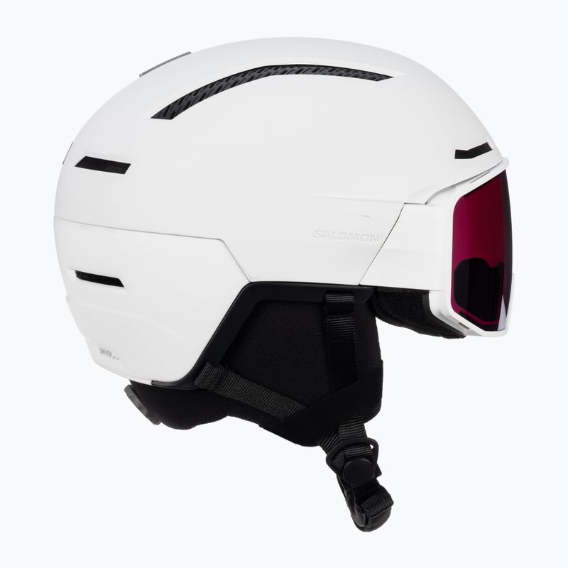 Ски каска Salomon Driver Pro Sigma бяла/черна бронзова 4
