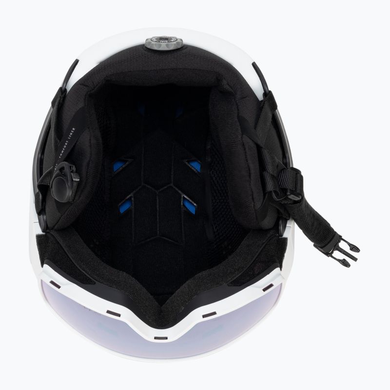 Ски каска Salomon Driver Pro Sigma бяла/черна бронзова 5