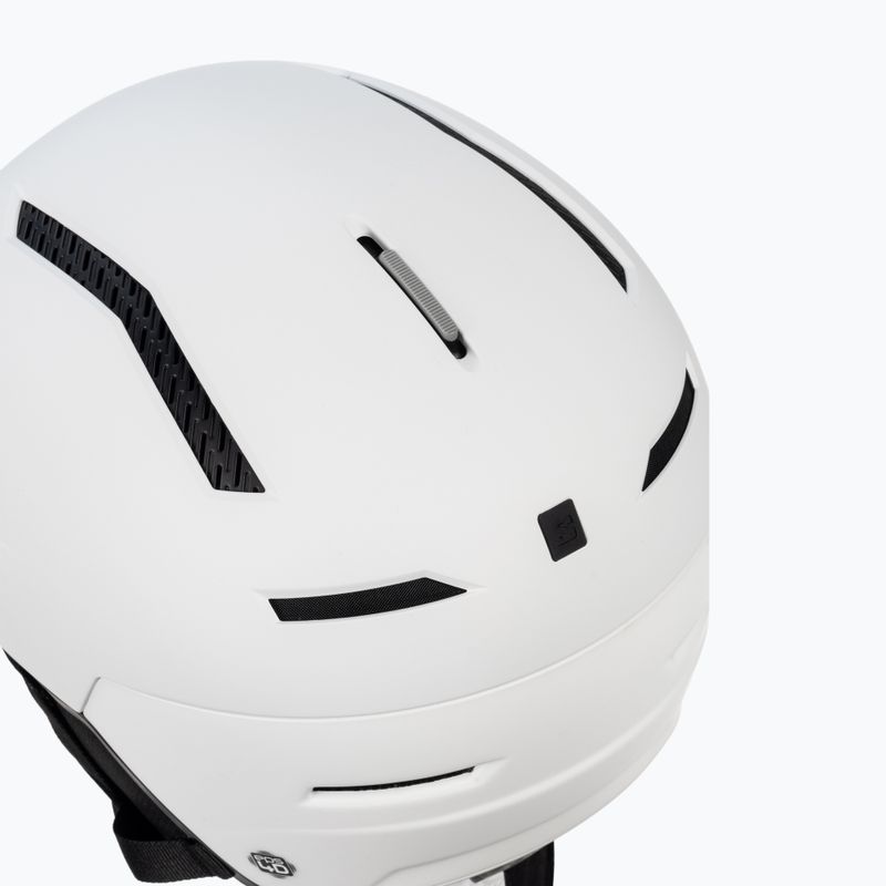 Ски каска Salomon Driver Pro Sigma бяла/черна бронзова 9