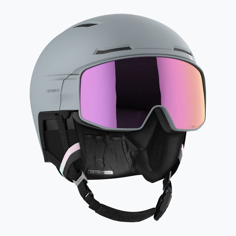 Salomon Driver Prime Sigma Plus+el S1/S2 сива ски каска L47011200 8