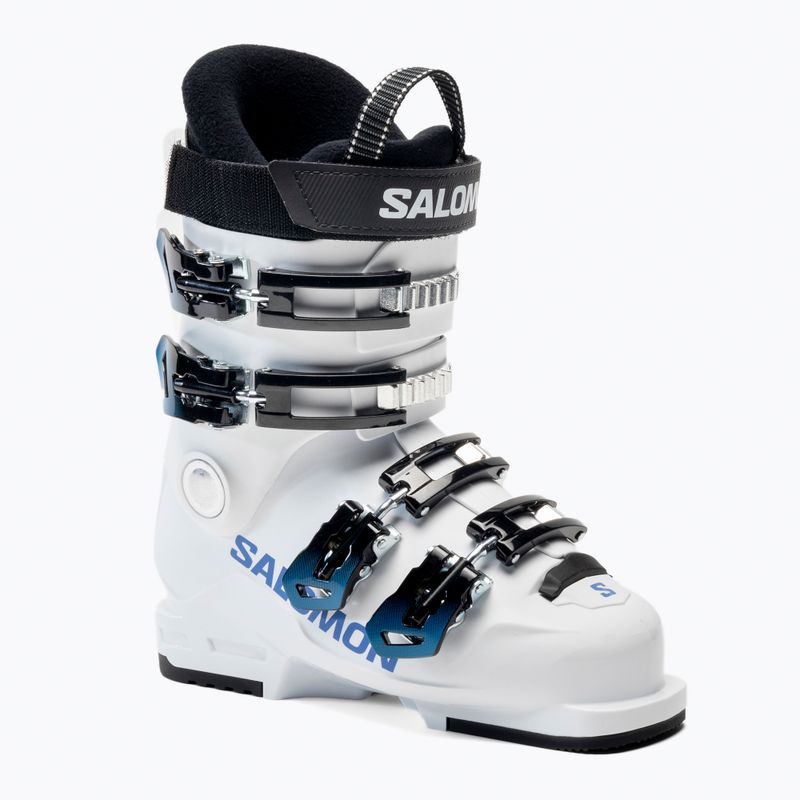 Детски ски обувки Salomon S Max 60T L white/race blue/process blue