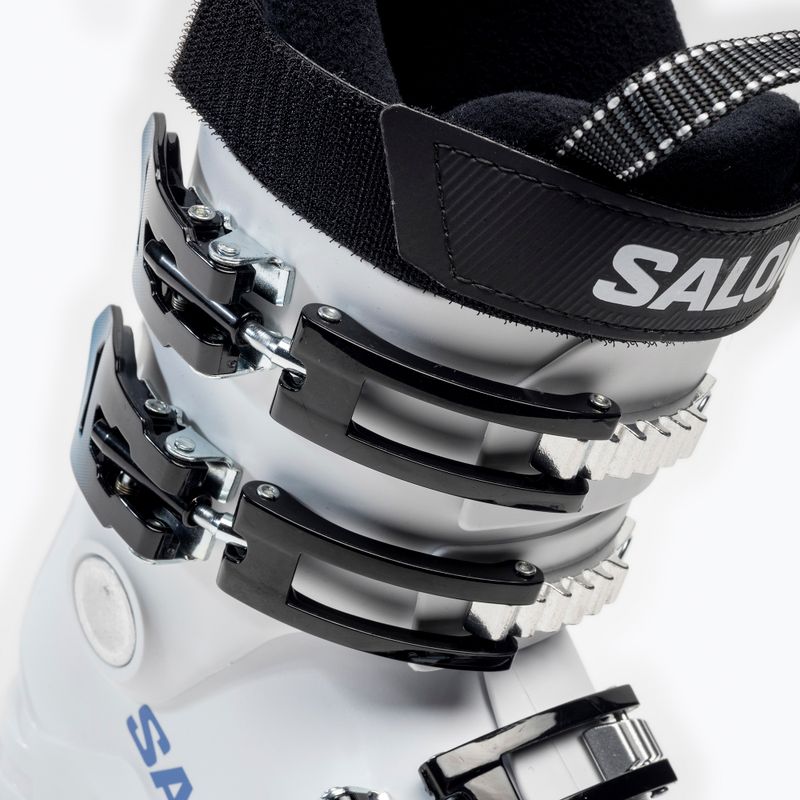 Детски ски обувки Salomon S Max 60T L white/race blue/process blue 7