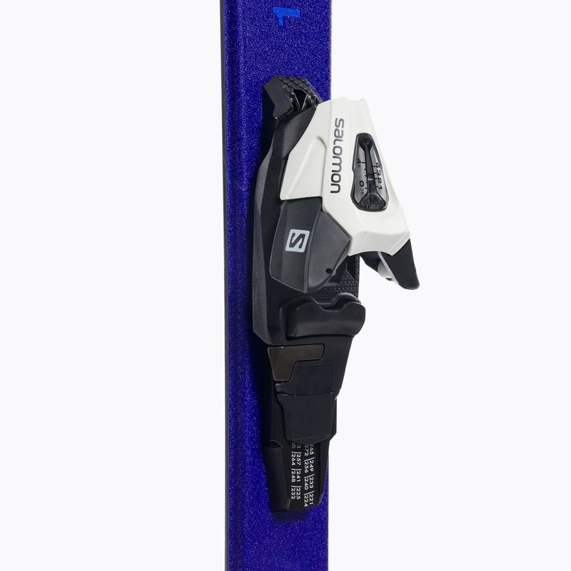 Детски ски за спускане Salomon S Race Jr. + C5 blue L47042100 6