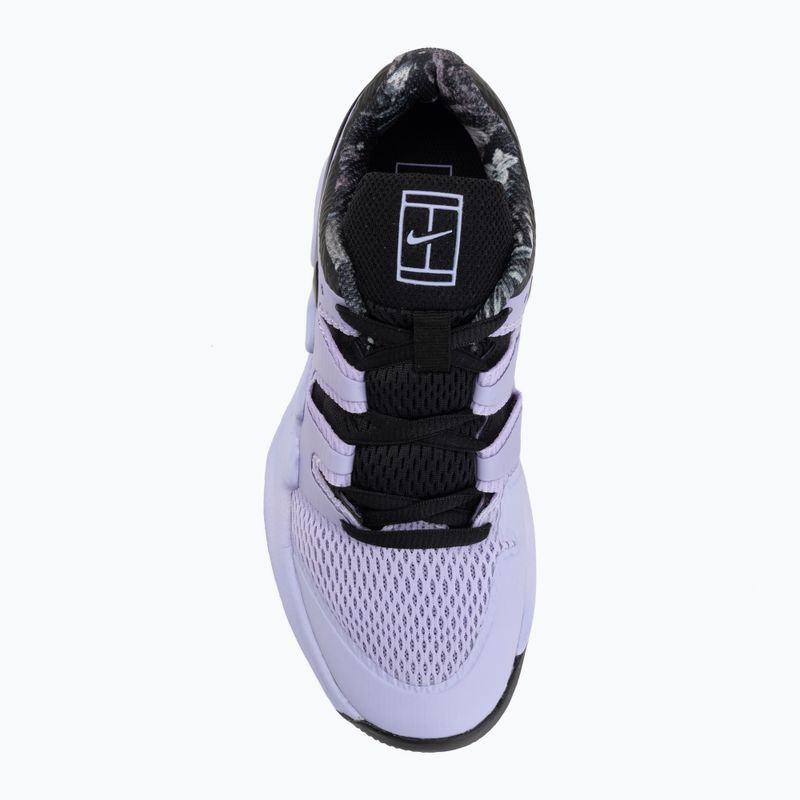 Детски обувки за тенис Nike Court Vapor X Jr purple agate/white/hyper crimson/black 5