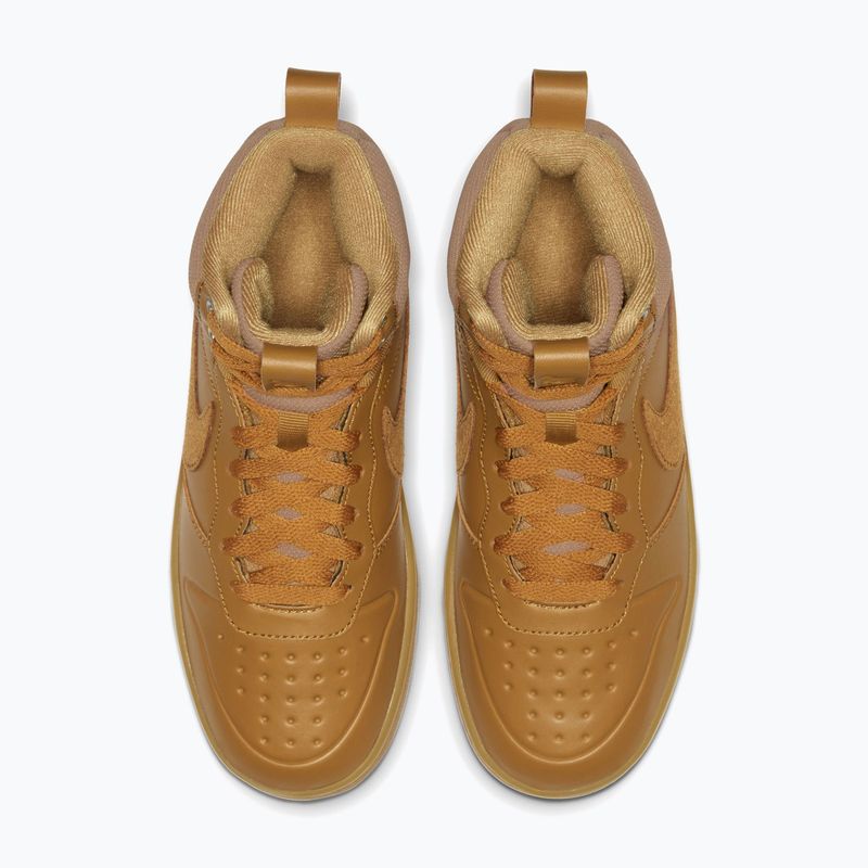 Детски обувки Nike Court Borough Mid 2 Boot (Gs) wheat/gum med brown/wheat 3