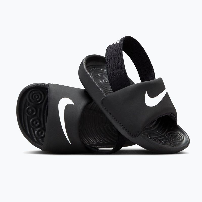 Детски чехли Nike Coffee black/white/white/white 10