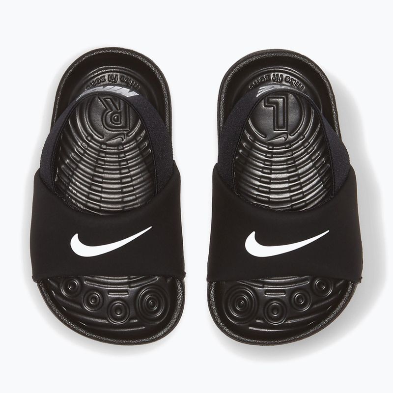 Детски чехли Nike Coffee black/white/white/white 11