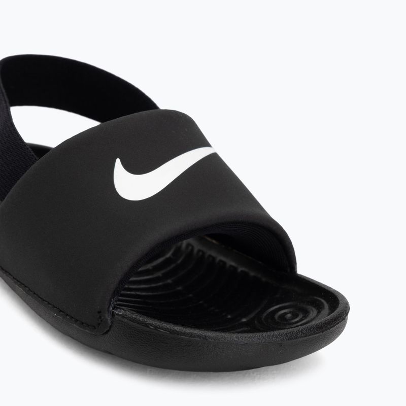 Детски чехли Nike Coffee black/white/white/white 7