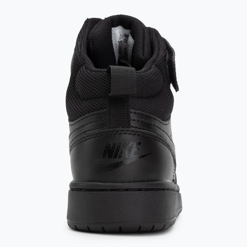 Детски обувки Nike Court Borough Mid 2 black/black/black 6