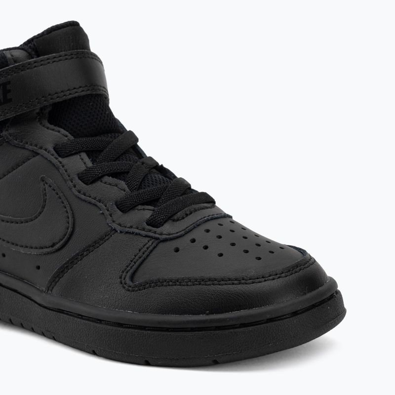 Детски обувки Nike Court Borough Mid 2 black/black/black 7