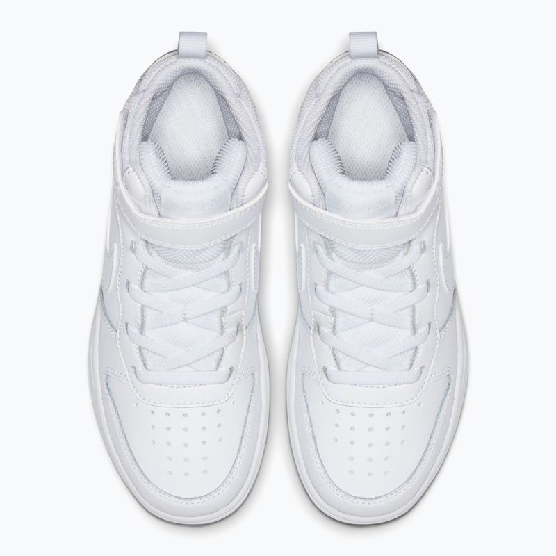 Детски обувки Nike Court Borough Mid 2 white/white/white 4