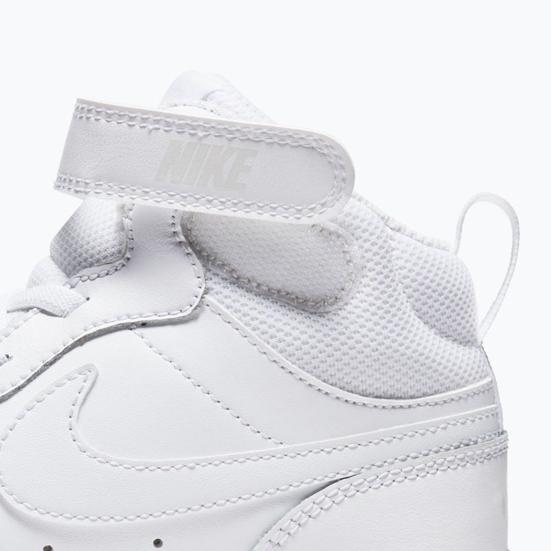 Детски обувки Nike Court Borough Mid 2 white/white/white 5