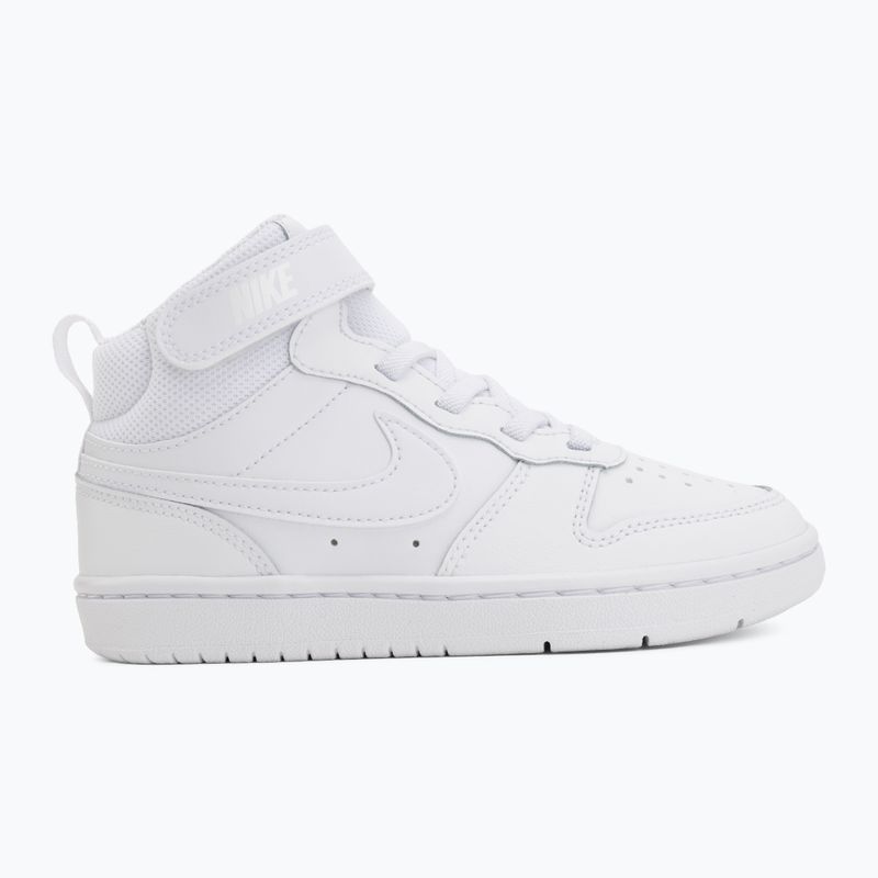 Детски обувки Nike Court Borough Mid 2 white/white/white 2