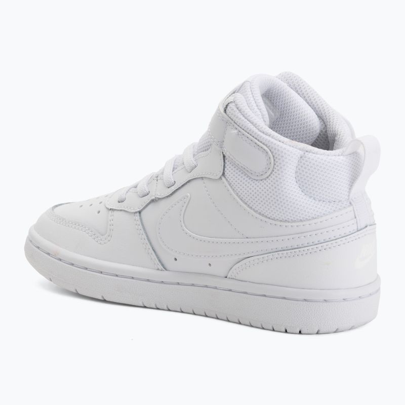 Детски обувки Nike Court Borough Mid 2 white/white/white 3