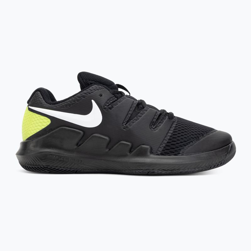 Детски тенис обувки Nike Court Vapor X Jr black/volt/white 2