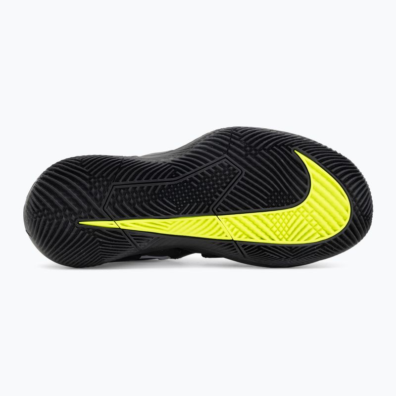 Детски тенис обувки Nike Court Vapor X Jr black/volt/white 4