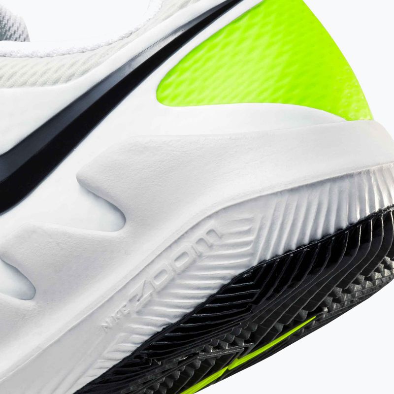 Детски тенис обувки Nike Court Vapor X Jr white/volt/black 8