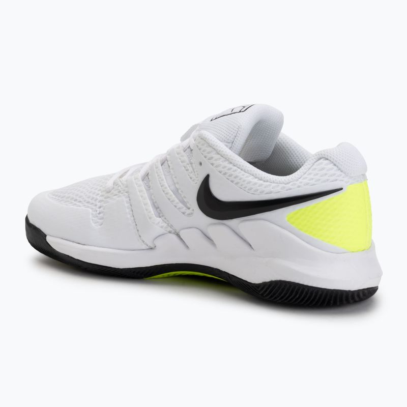 Детски тенис обувки Nike Court Vapor X Jr white/volt/black 3