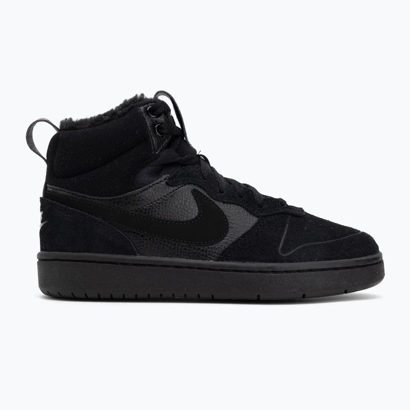Детски обувки Nike Court Borough Mid 2 black/black/black 2