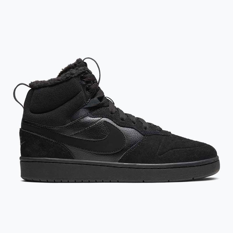 Детски маратонки Nike Court Borough Mid 2 black/black/black