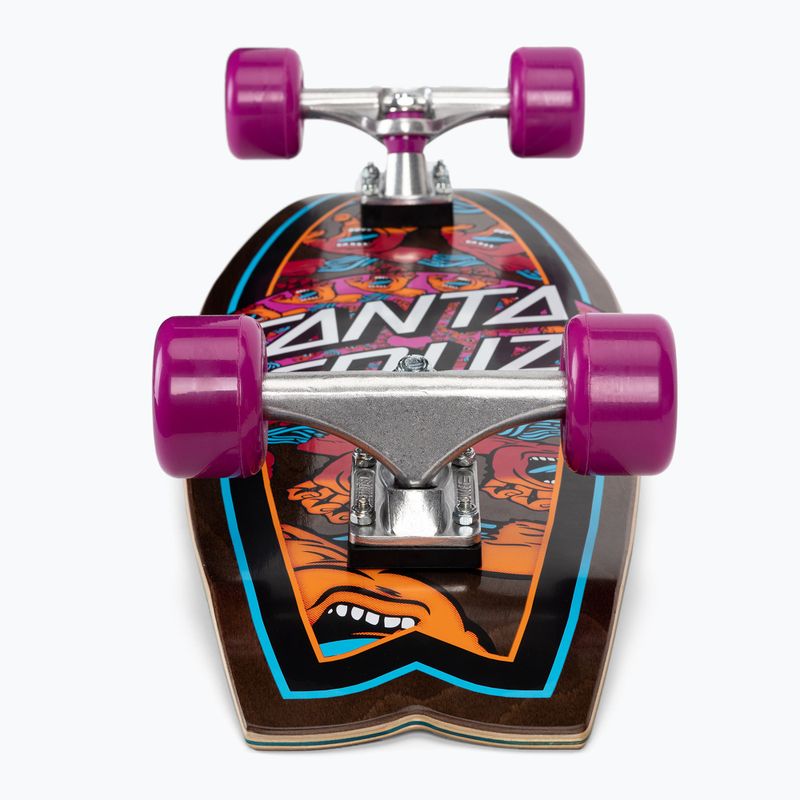 Круизер скейтборд Santa Cruz Cruzer Mandala Hand Shark 8.8 brown 124573 5