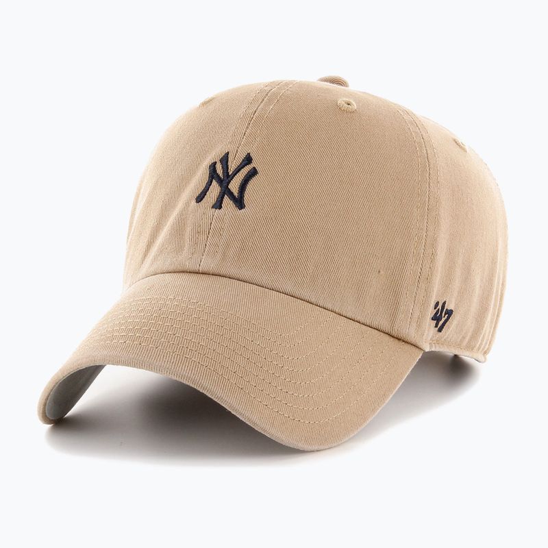 47 Марка MLB New York Yankees Базова шапка CLEAN UP каки