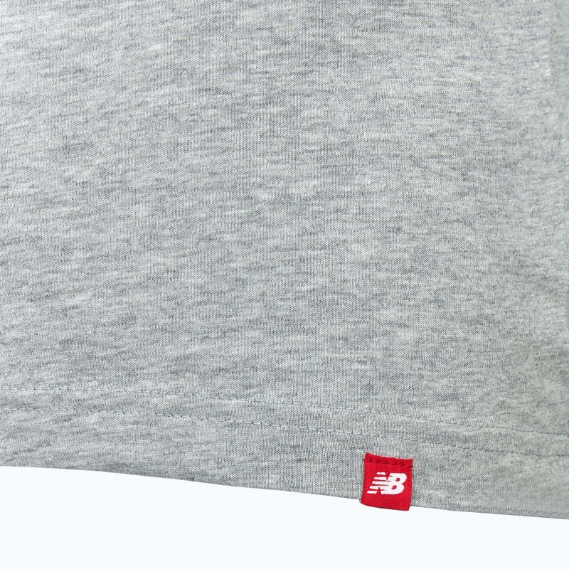 Мъжка тениска New Balance Essentials Stacked Logo grey 4