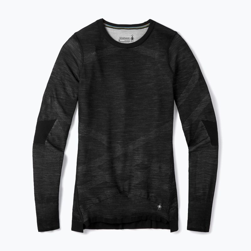 Дамска термоактивна блуза Smartwool Intraknit Merino 200 Crew black/white 4