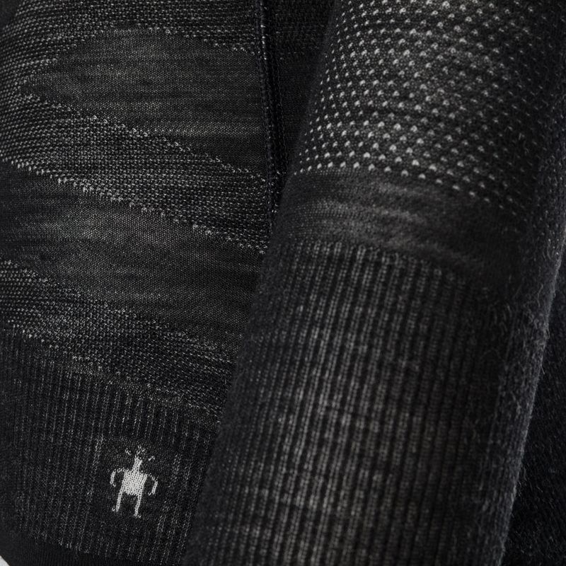Дамска термоактивна блуза Smartwool Intraknit Merino 200 Crew black/white 3