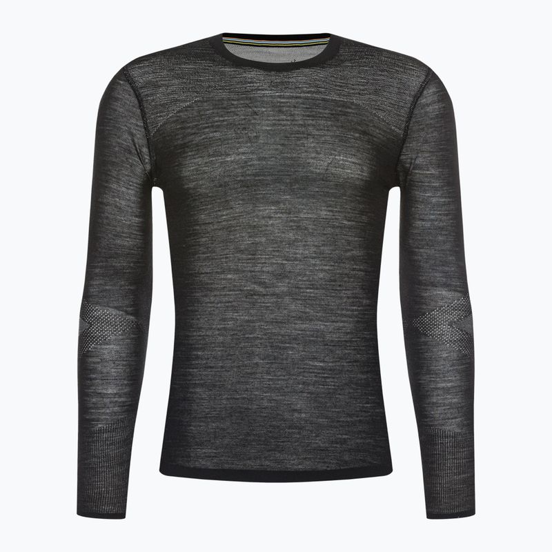 Мъжка термоактивна блуза Smartwool Intraknit Merino 200 Crew black/white