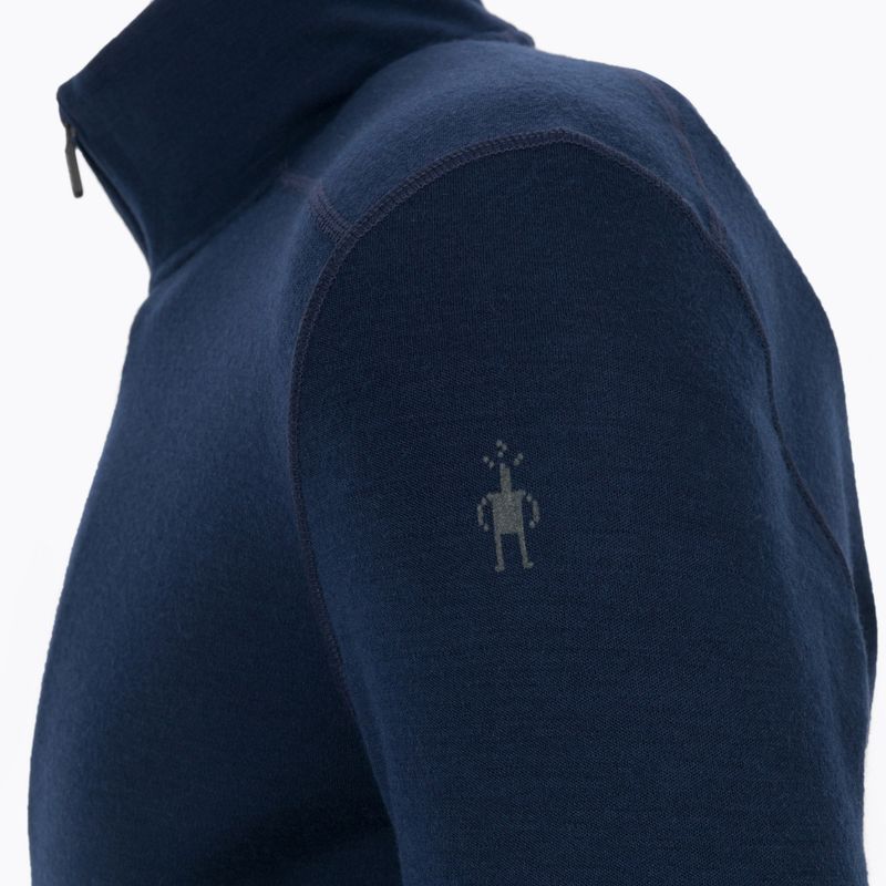 Мъжка тениска Smartwool Merino 250 Baselayer 1/4 Zip Boxed T-shirt navy blue 16356-092-S 4
