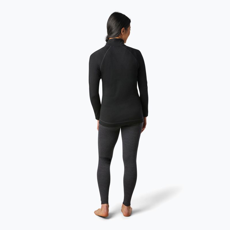 Дамска термо тениска Smartwool Merino 250 Baselayer 1/4 Zip Boxed black 16374 3