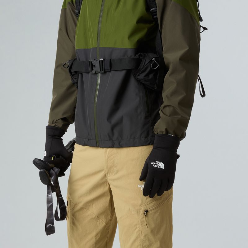 Трекинг ръкавици The North Face Etip Recycled черно/бяло 4