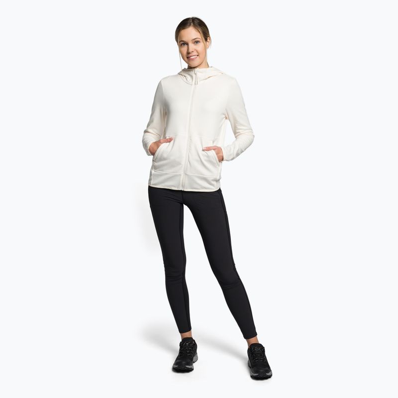Флийс суитшърт за жени The North Face Canyonlands FZ white NF0A5GBCR8R1 2