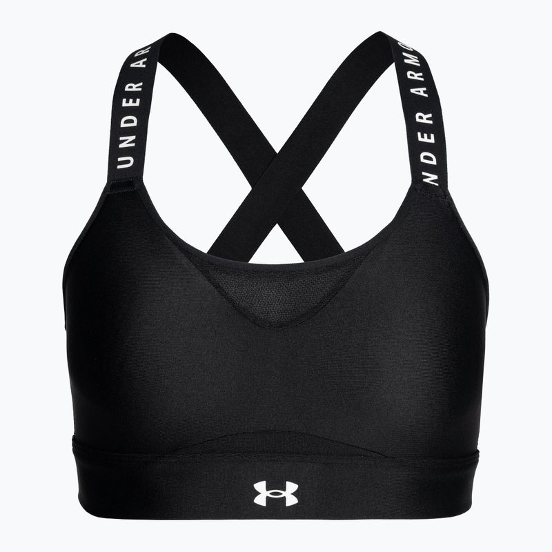 Under Armour Infinity High дамски сутиен за тренировка черен 1351994 3