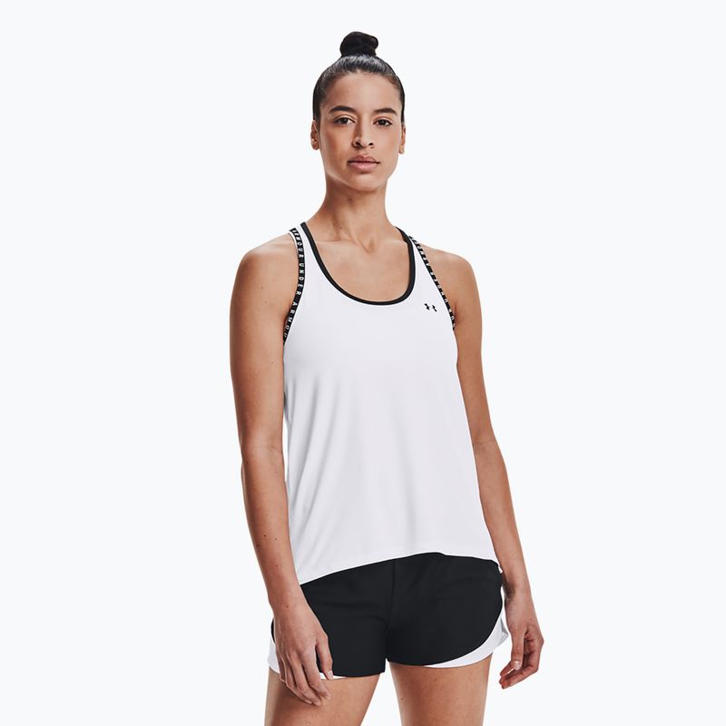 Under Armour Knockout Tank дамска тренировъчна тениска бяла 1351596