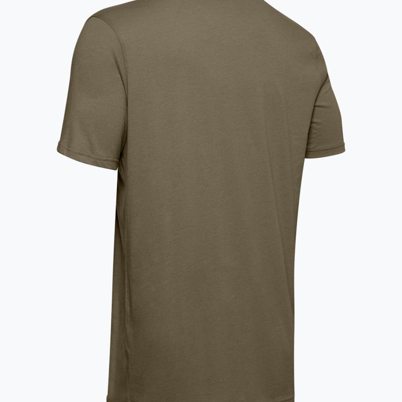 Мъжка тениска Under Armour M Tac Cotton brown 1351776 2