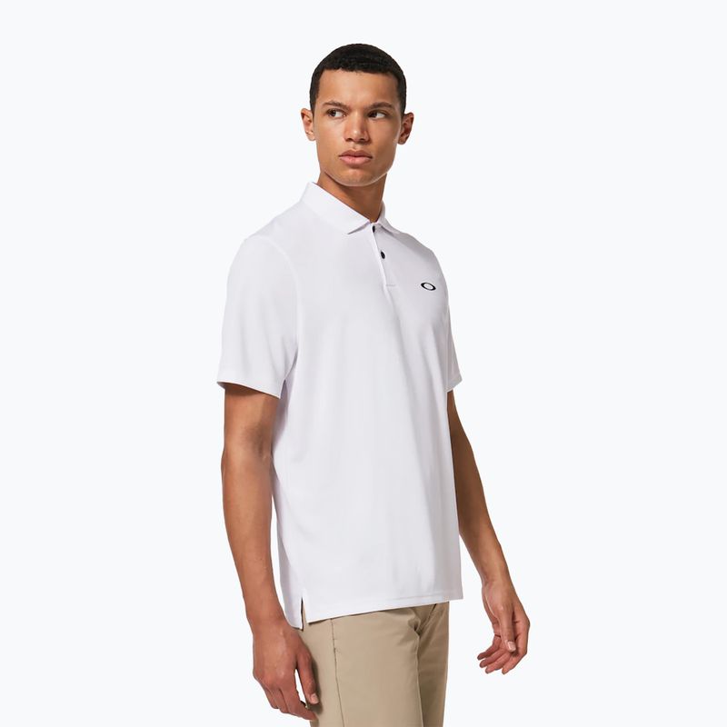 Мъжка поло тениска Oakley Icon TN Protect RC бяла FOA401918 3