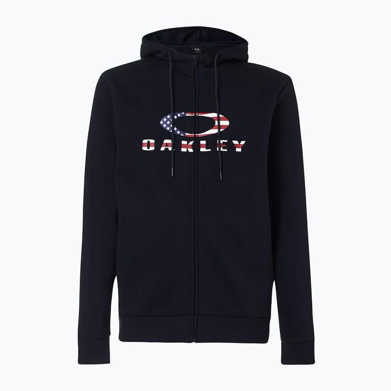 Мъжки потник Oakley Bark 2.0 Hoodie FZ black/american flag 7